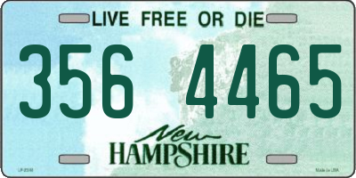 NH license plate 3564465