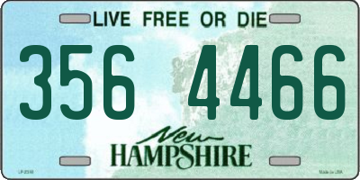 NH license plate 3564466