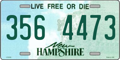 NH license plate 3564473