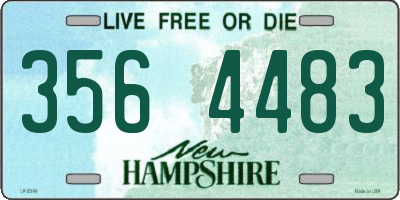 NH license plate 3564483