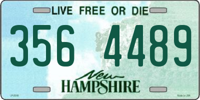 NH license plate 3564489