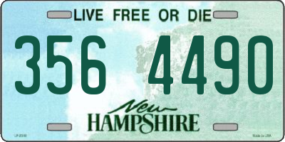 NH license plate 3564490