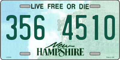 NH license plate 3564510