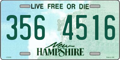 NH license plate 3564516
