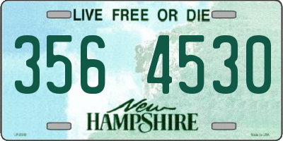 NH license plate 3564530