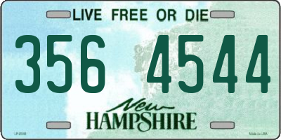 NH license plate 3564544