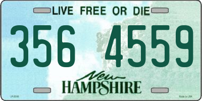 NH license plate 3564559