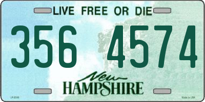 NH license plate 3564574