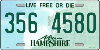 NH license plate 3564580