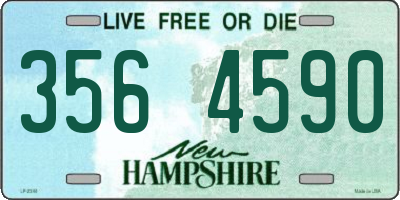 NH license plate 3564590