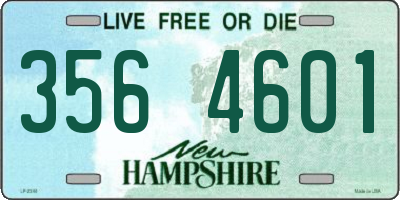 NH license plate 3564601