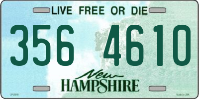 NH license plate 3564610