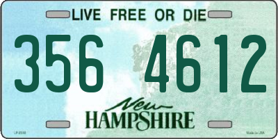 NH license plate 3564612
