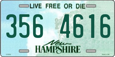 NH license plate 3564616