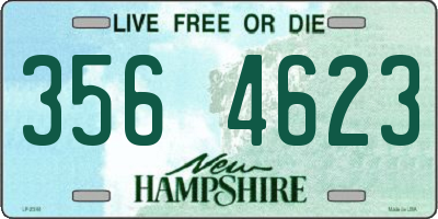 NH license plate 3564623