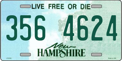 NH license plate 3564624