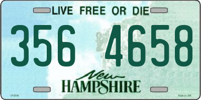 NH license plate 3564658