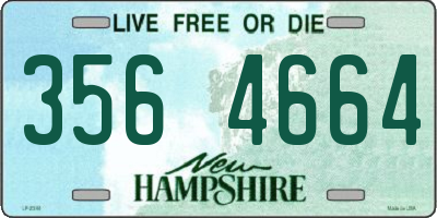 NH license plate 3564664