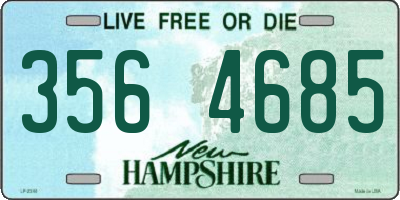 NH license plate 3564685