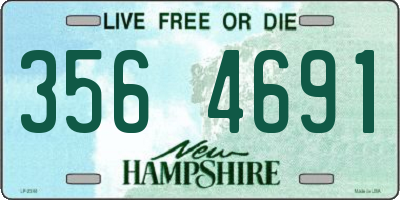 NH license plate 3564691