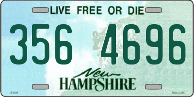 NH license plate 3564696