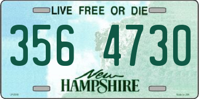 NH license plate 3564730