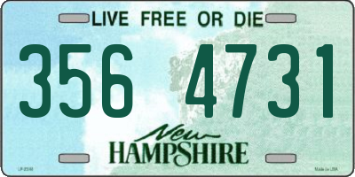 NH license plate 3564731