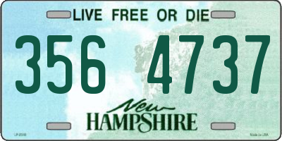 NH license plate 3564737