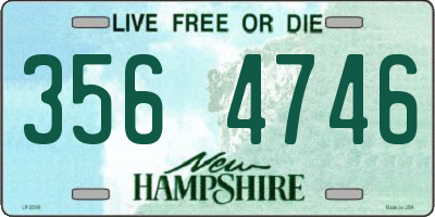 NH license plate 3564746