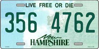 NH license plate 3564762