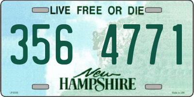 NH license plate 3564771