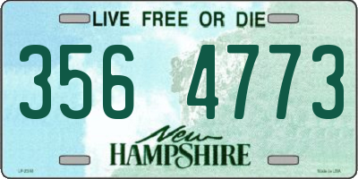 NH license plate 3564773