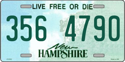 NH license plate 3564790