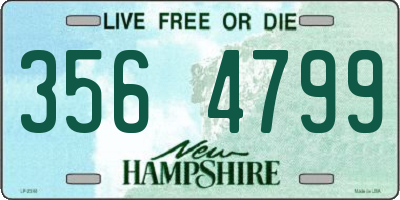 NH license plate 3564799