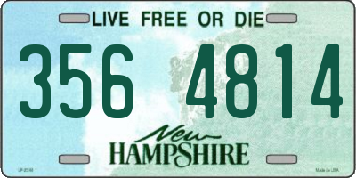 NH license plate 3564814