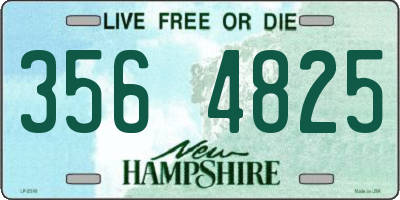 NH license plate 3564825