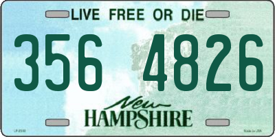 NH license plate 3564826