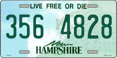 NH license plate 3564828