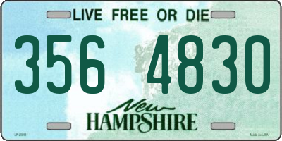 NH license plate 3564830