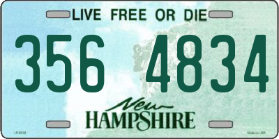 NH license plate 3564834