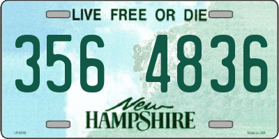 NH license plate 3564836