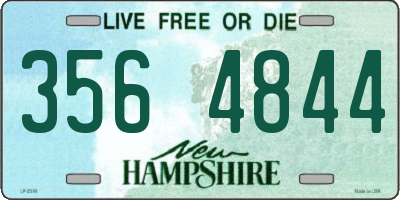 NH license plate 3564844