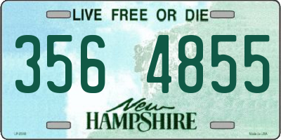 NH license plate 3564855