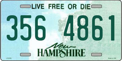 NH license plate 3564861