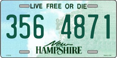 NH license plate 3564871