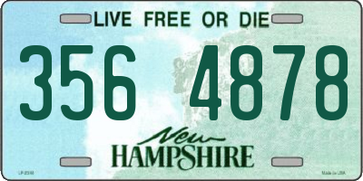 NH license plate 3564878
