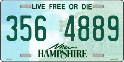 NH license plate 3564889