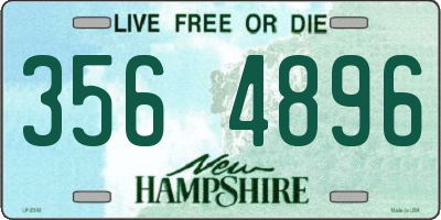 NH license plate 3564896