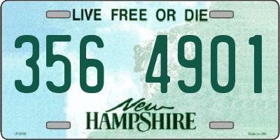 NH license plate 3564901