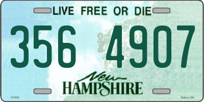 NH license plate 3564907